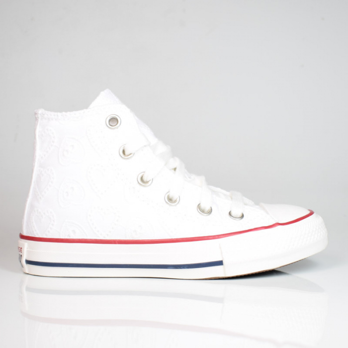 CONVERSE LOVE CEREMONY CHUCK TAYLOR ALL STAR HIGH TOP WHITE/VINTAGE/MULTI 671097C