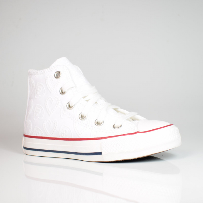 CONVERSE LOVE CEREMONY CHUCK TAYLOR ALL STAR HIGH TOP WHITE/VINTAGE/MULTI 671097C