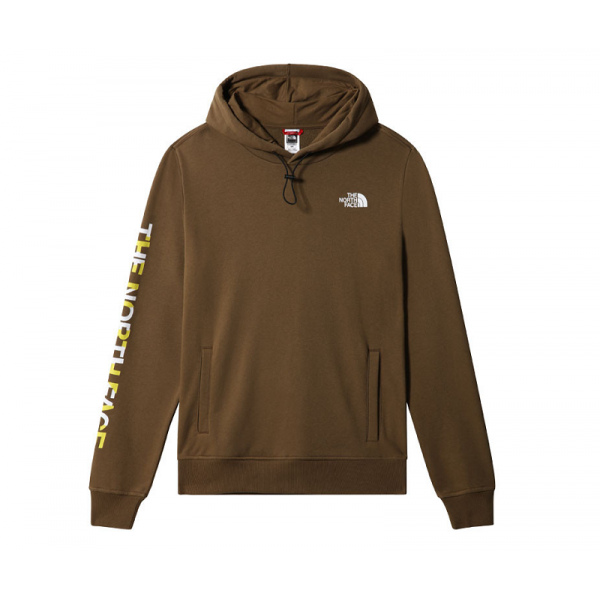 THE NORTH FACE M HOODIE GRAPHIC PH 1 MILITARY OLIVE NF0A5IG637U1