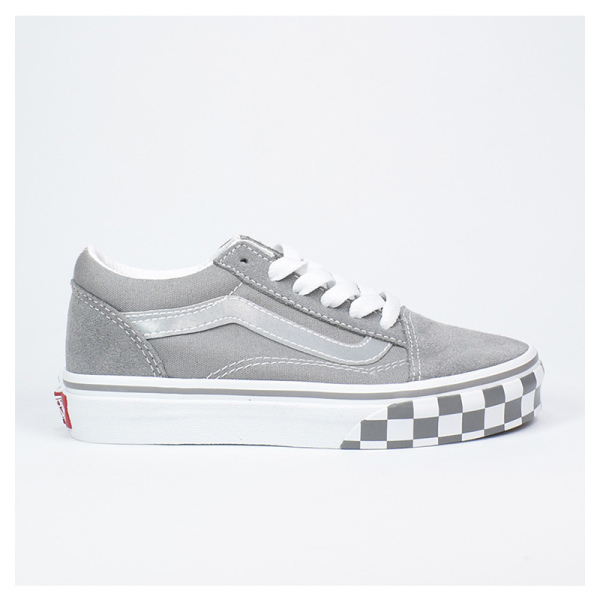 VANS OLD SKOOL (REFLECTIVE SIDESTRIPE) CHECKERBOARD/FROST GRAY VN0A7Q5FAC1