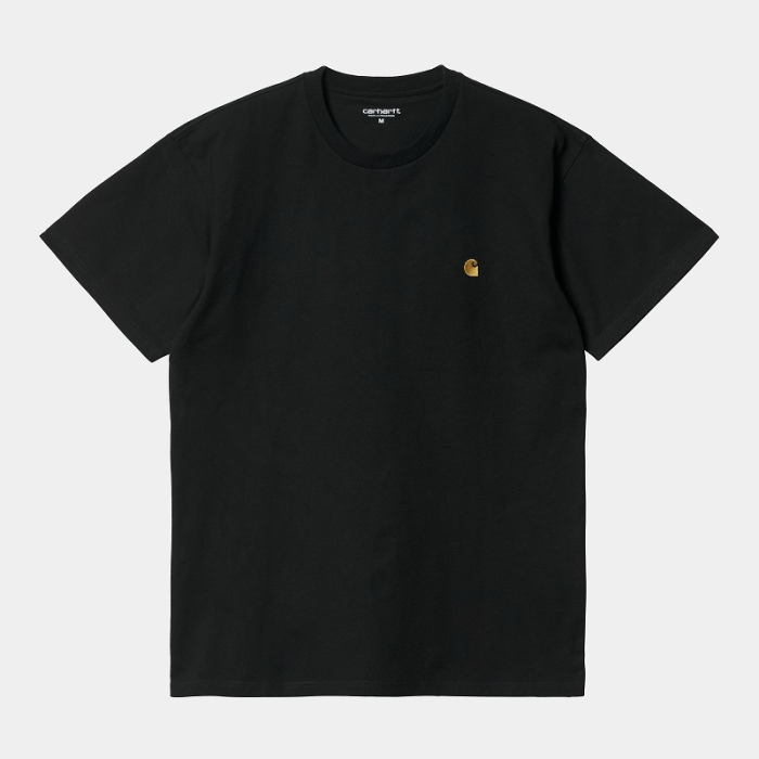 CARHARTT WIP S/S CHASE T-SHIRT BLACK/GOLD I026391
