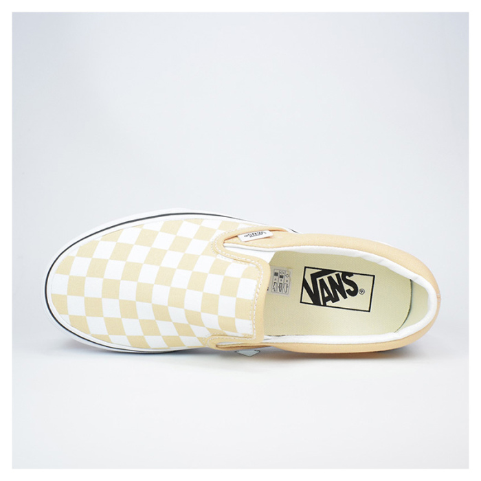 VANS CLASSIC SLIP-O COLOR THEORY CHECKERBOARD SALMON VN0A7Q5DBLP1