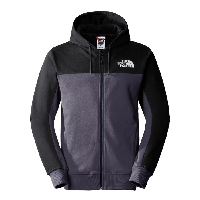 THE NORTH FACE M ICON FULL ZIP HOODIE LUNAR SLATE NF0A7X1YN141