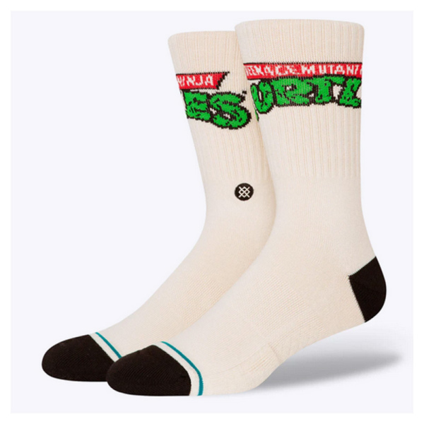 Stance Turtles Crew Sock White A556D23TUR
