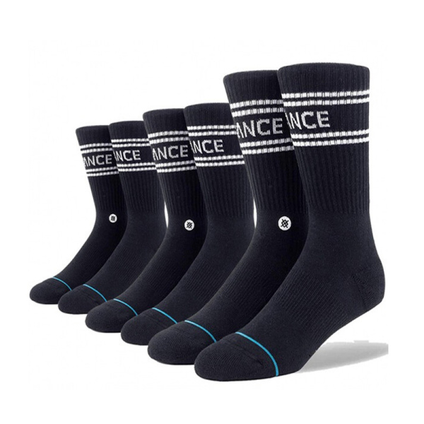 Stance 3 Pack Basic Crew Socks Black A556D20SRO-BLK
