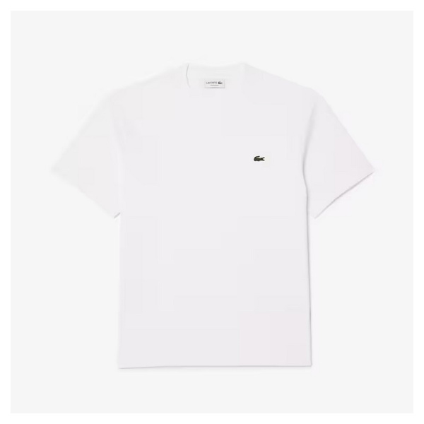 Camiseta Lacoste corte clásico de algodón White TH7318-00-001