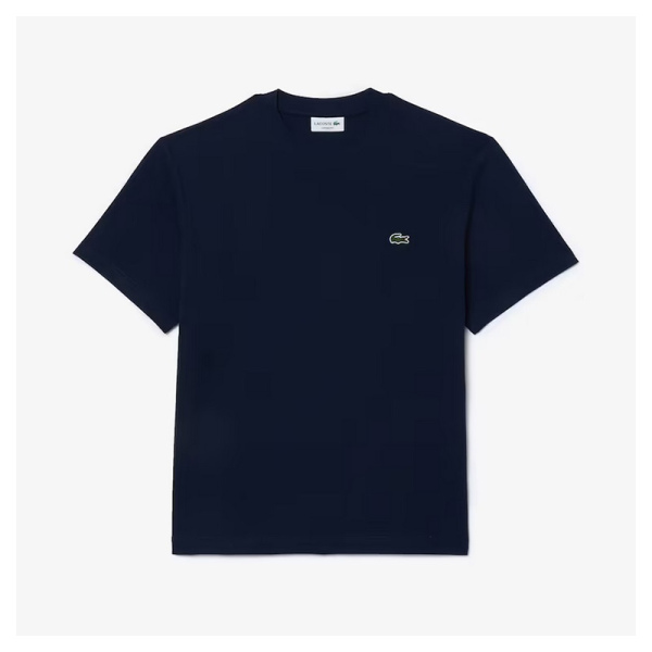 Camiseta Lacoste corte clásico de algodón Navy TH7318-00-166