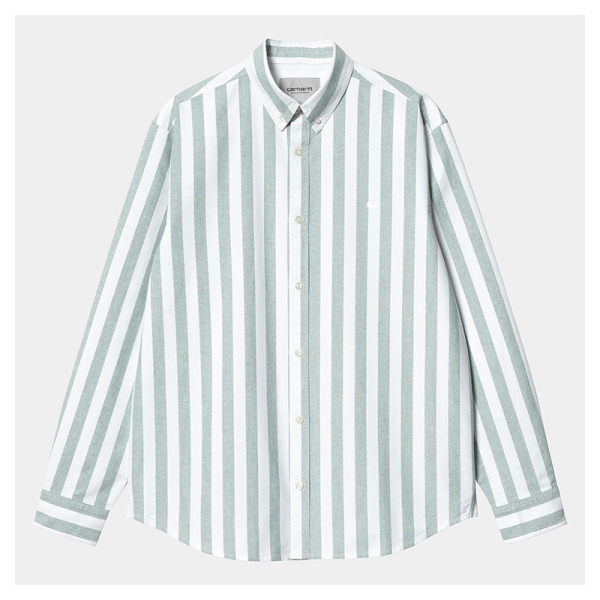 Carhartt Wip Dillon L/S Shirt Stripes Chevril I033027