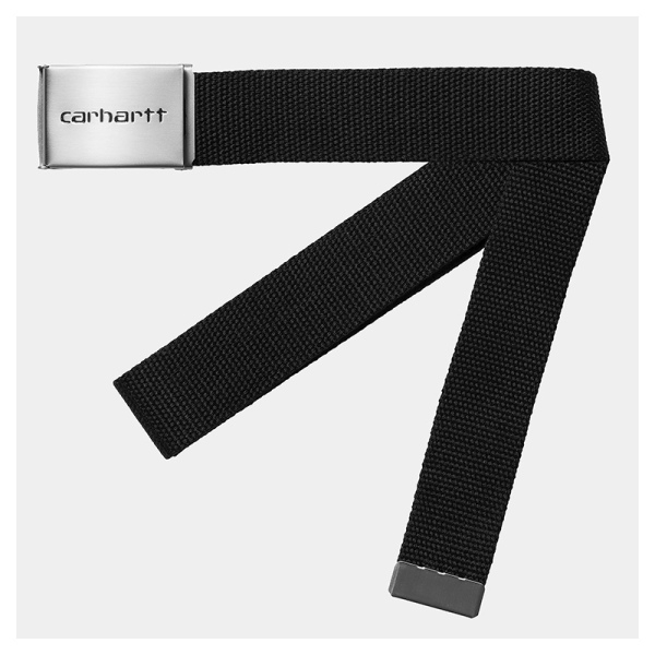 Carhartt Wip Clip Belt Chrome Black I019176