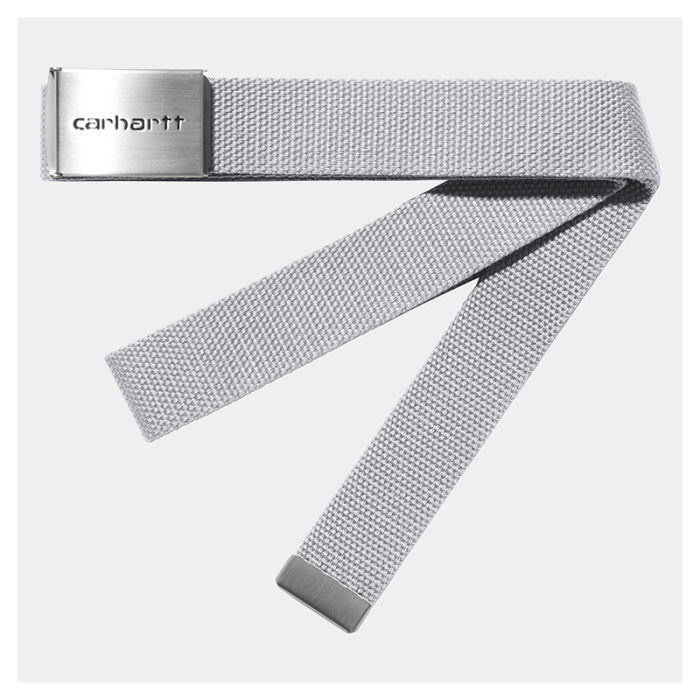 Carhartt Wip Clip Belt Chrome Sonic Silver I019176