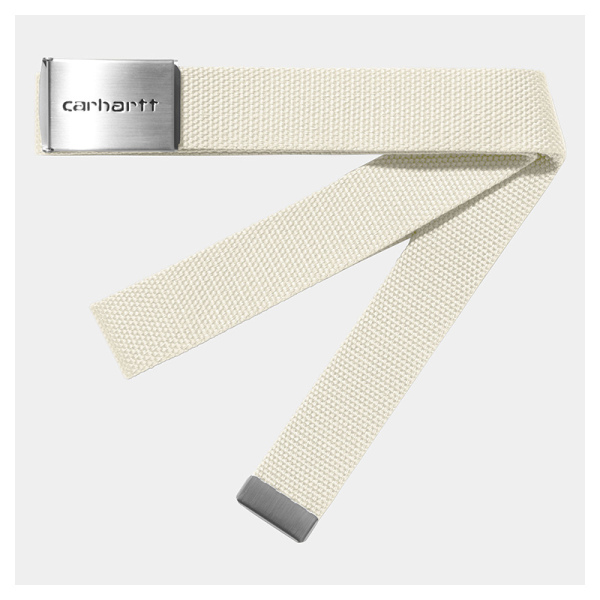 Cinturón Carhartt Wip Clip Belt Chrome Wax I019176