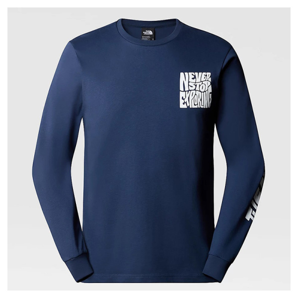 The North Face M Mountain Play L/S Tee Navy NF0A87EM8K21