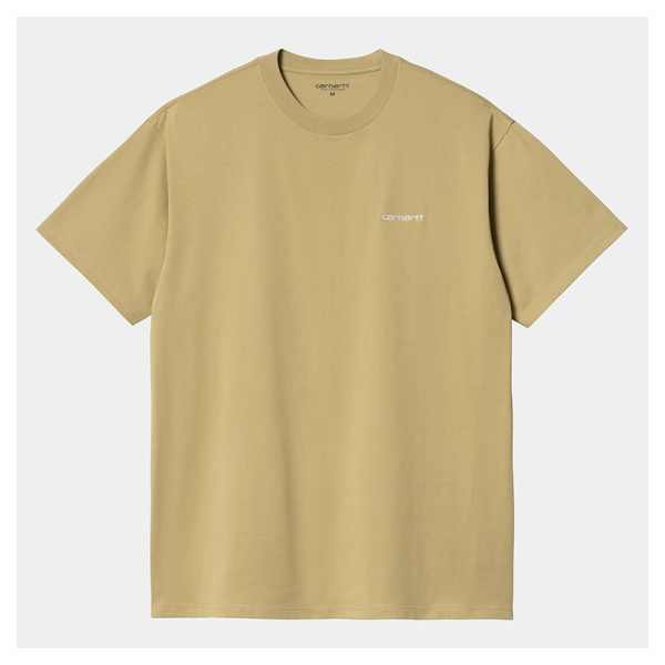 Carhartt Wip S/S Script Embroidery T-Shirt Agate I030435