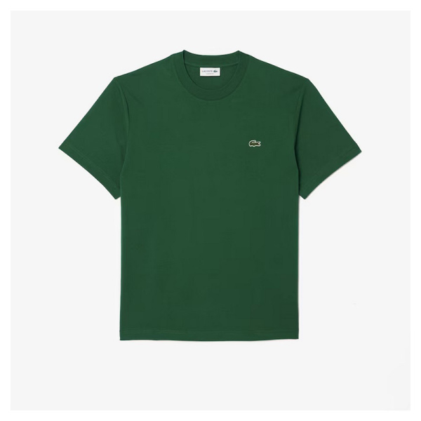 Camiseta Lacoste corte clásico de algodón Green TH7318-00-132