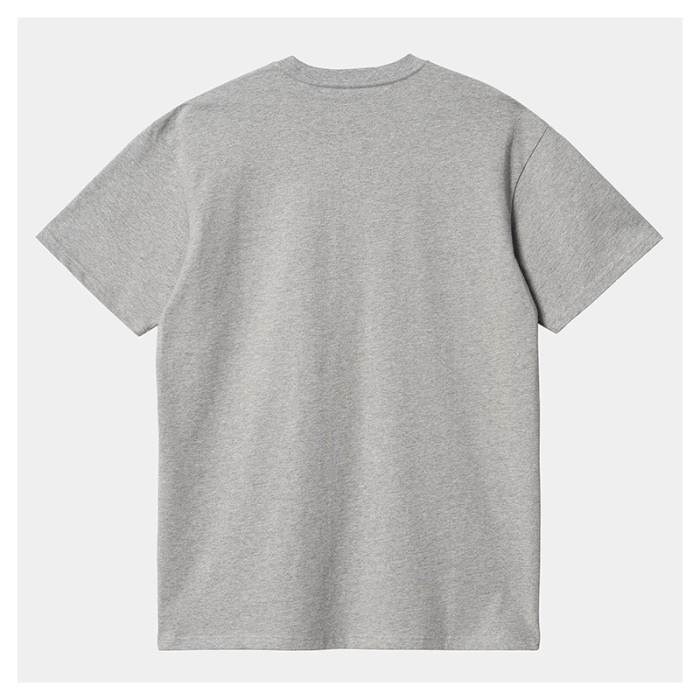 Camiseta Carhartt Wip S/S Chase T-Shirt Grey Heather/Gold I026391
