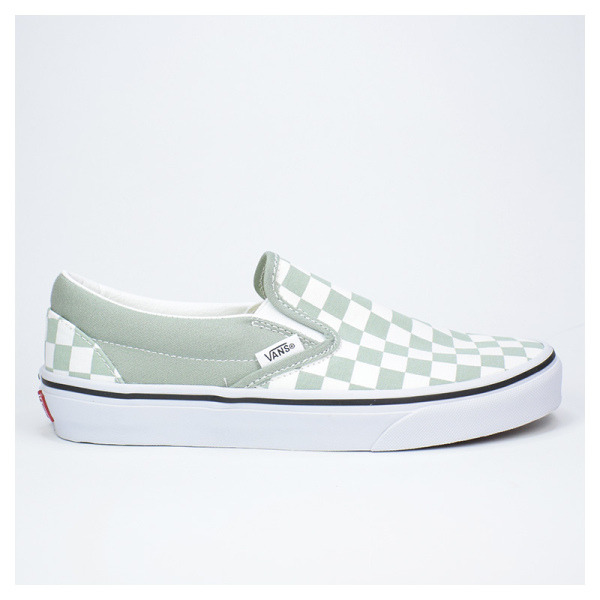 Vans Classic Slip-On Color Theory Checkerboard Green/White VN000BVZCJL