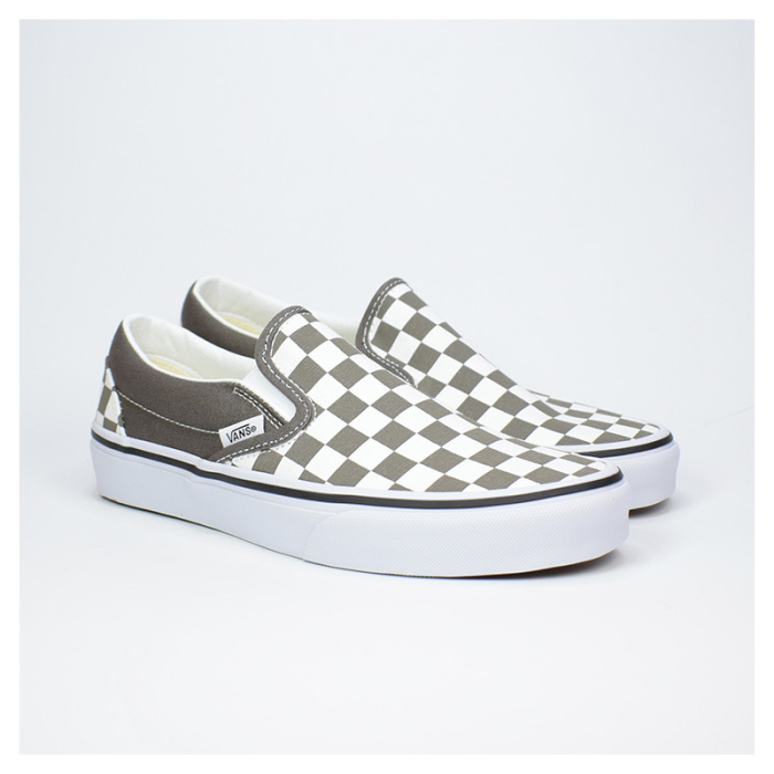 Vans Classic Slip-On Color Theory Checkerboard Gris/Blanco VN000BVZ9JC