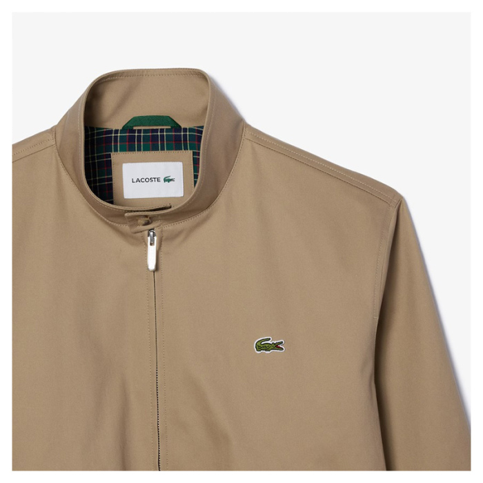 Harrington Jacket Lacoste de sarga impermeable Beige SH7186-00-CB8
