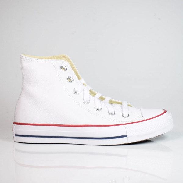 CONVERSE CHUCK TAYLOR ALL STAR LEATHER HI WHITE 132169C